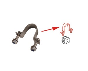 Klem, stabilisator, voorzijde, buiten