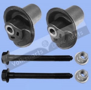 Rubberlager set, achteras, golf 2